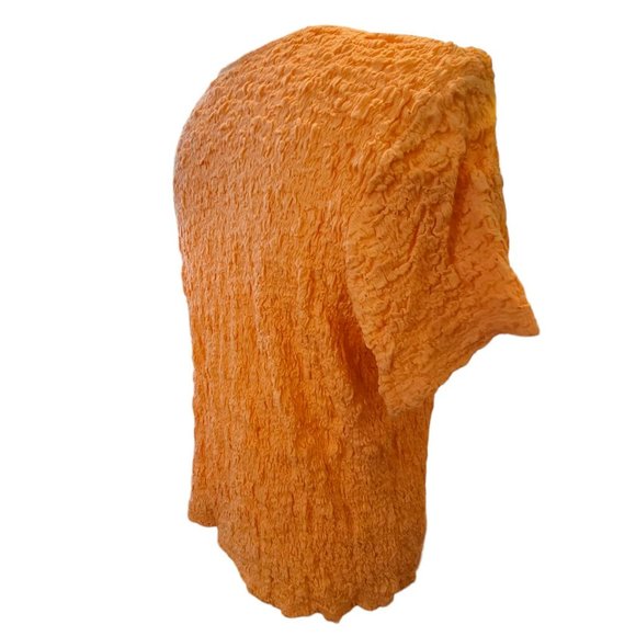 Linden Hill Orange Linen Jacket and Shirt Set Flower Pin Woman's Size XL DH726 - Picture 4 of 8